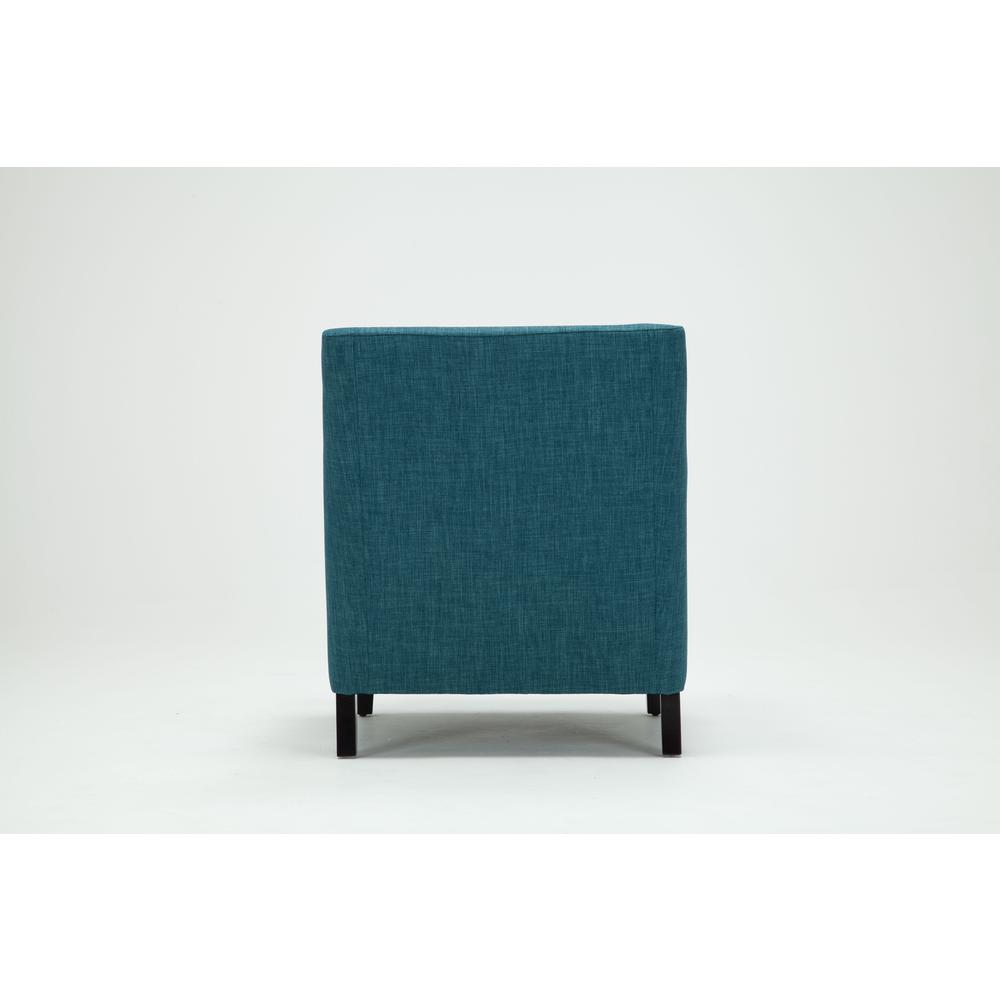 Taslo Teal Accent Chair. Picture 7