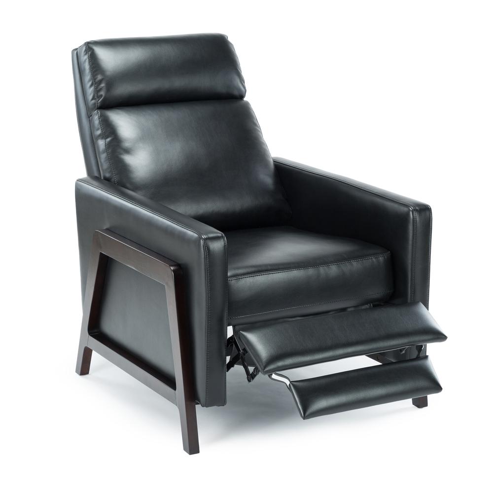 Maxton Push Back Recliner - Black. Picture 3