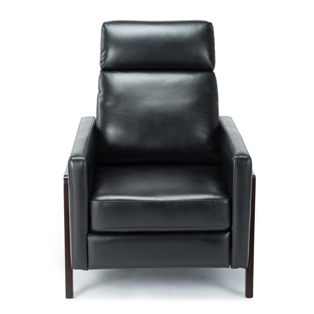 Maxton Push Back Recliner - Black. Picture 8