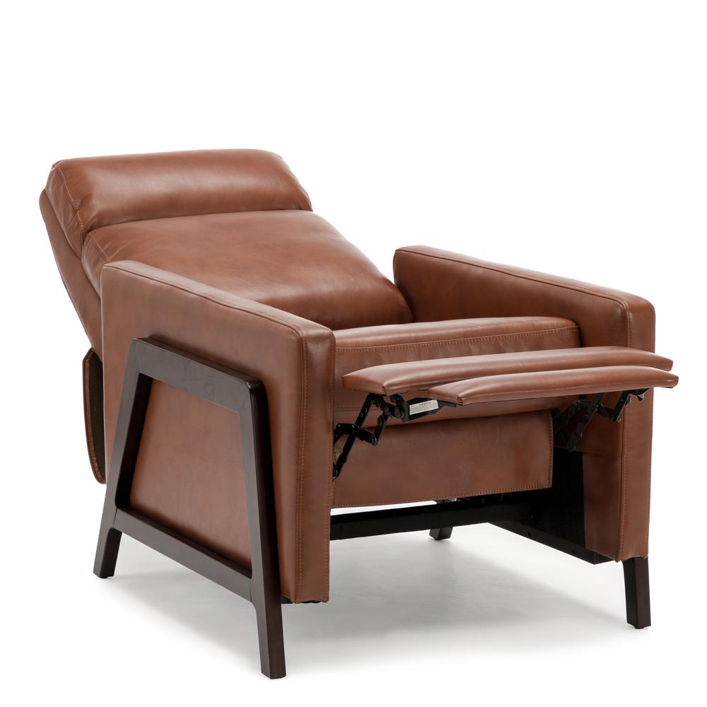 Maxton Push Back Recliner -Caramel. Picture 4