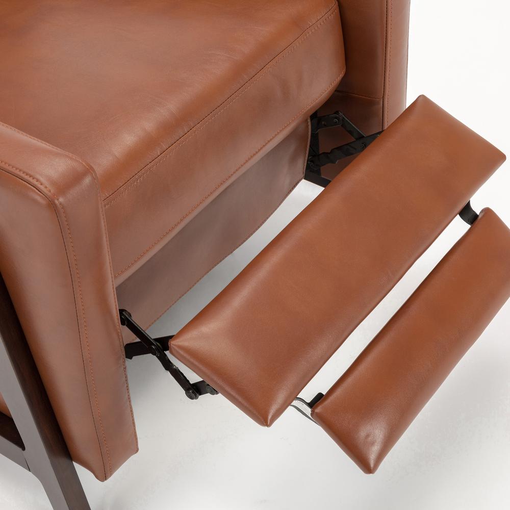 Maxton Push Back Recliner -Caramel. Picture 5