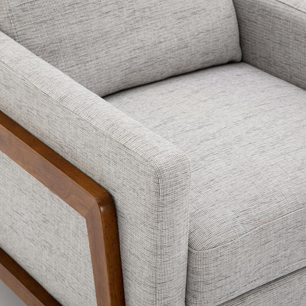 Veneto Push Back Recliner in Performance Fabric - Sea Oat. Picture 12