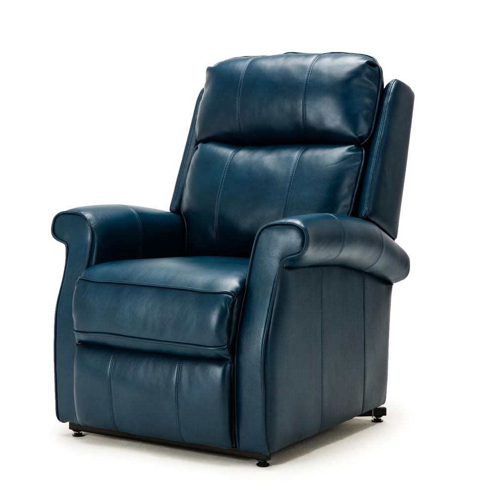 Lehman Navy Blue Traditional Lift Chair. Picture 12