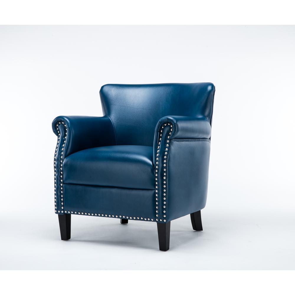 Holly Navy Blue Club Chair. Picture 3