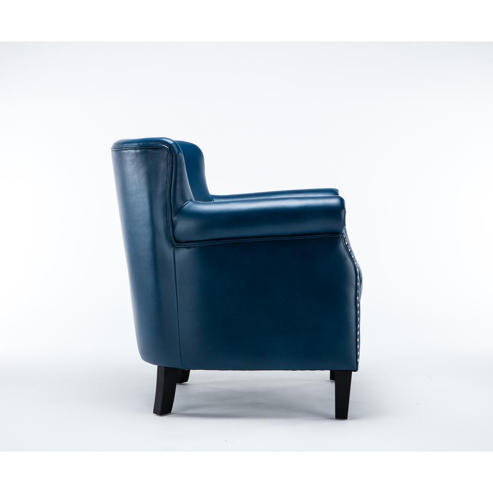 Holly Navy Blue Club Chair. Picture 4