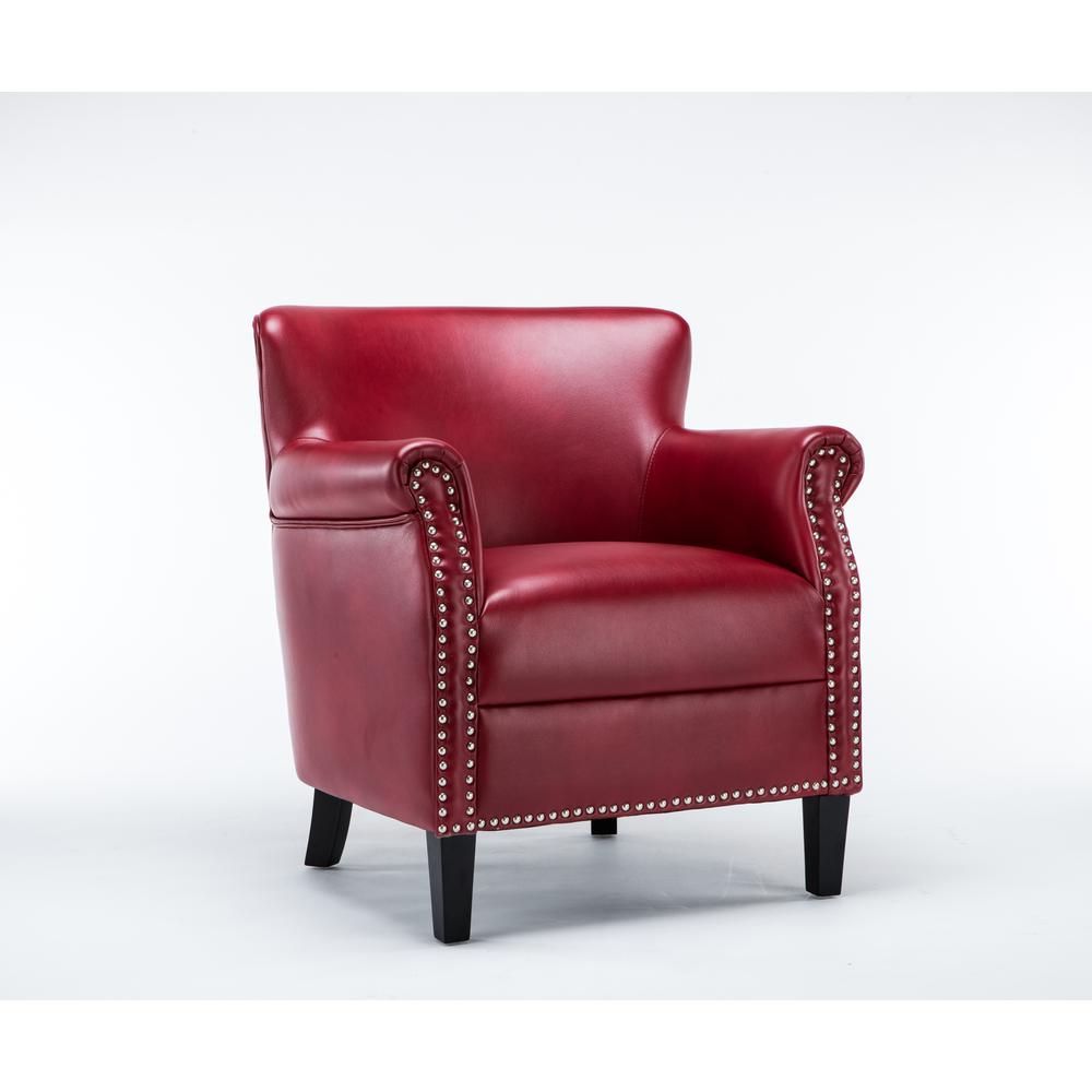 Holly Red Club Chair. Picture 1