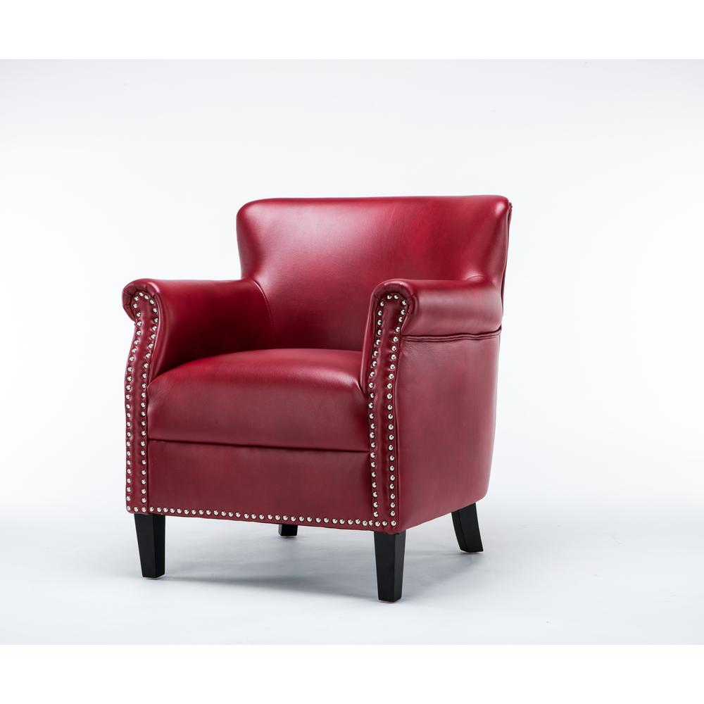 Holly Red Club Chair. Picture 3