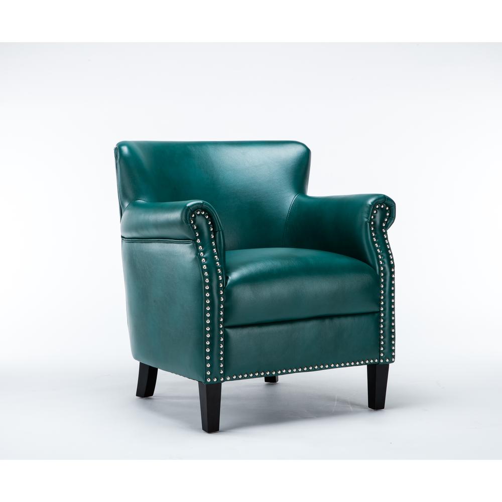 Holly Teal Club Chair. Picture 1
