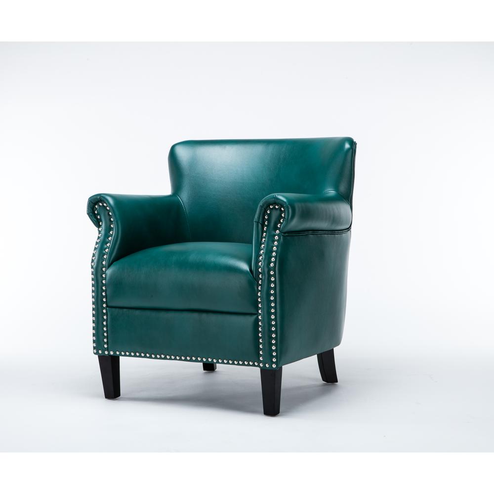 Holly Teal Club Chair. Picture 3