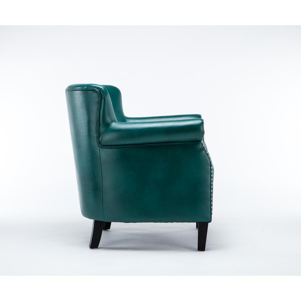 Holly Teal Club Chair. Picture 4