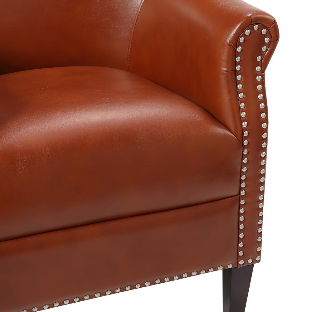 Holly Caramel Club Chair. Picture 3