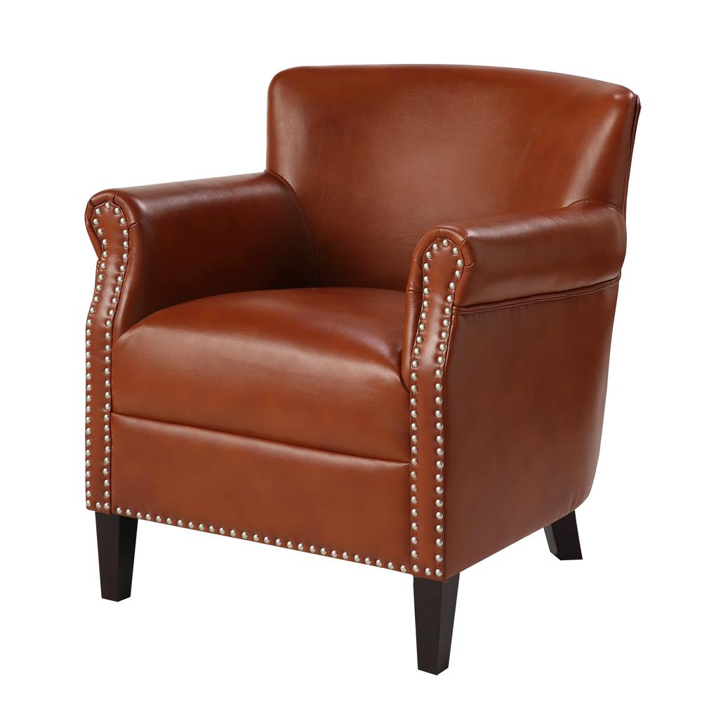 Holly Caramel Club Chair. Picture 5