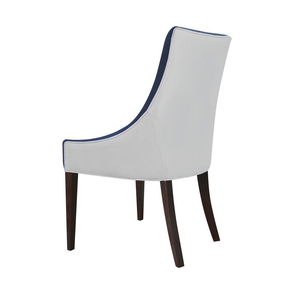 Jolie Upholstered Dining Chair -Navy Blue. Picture 2
