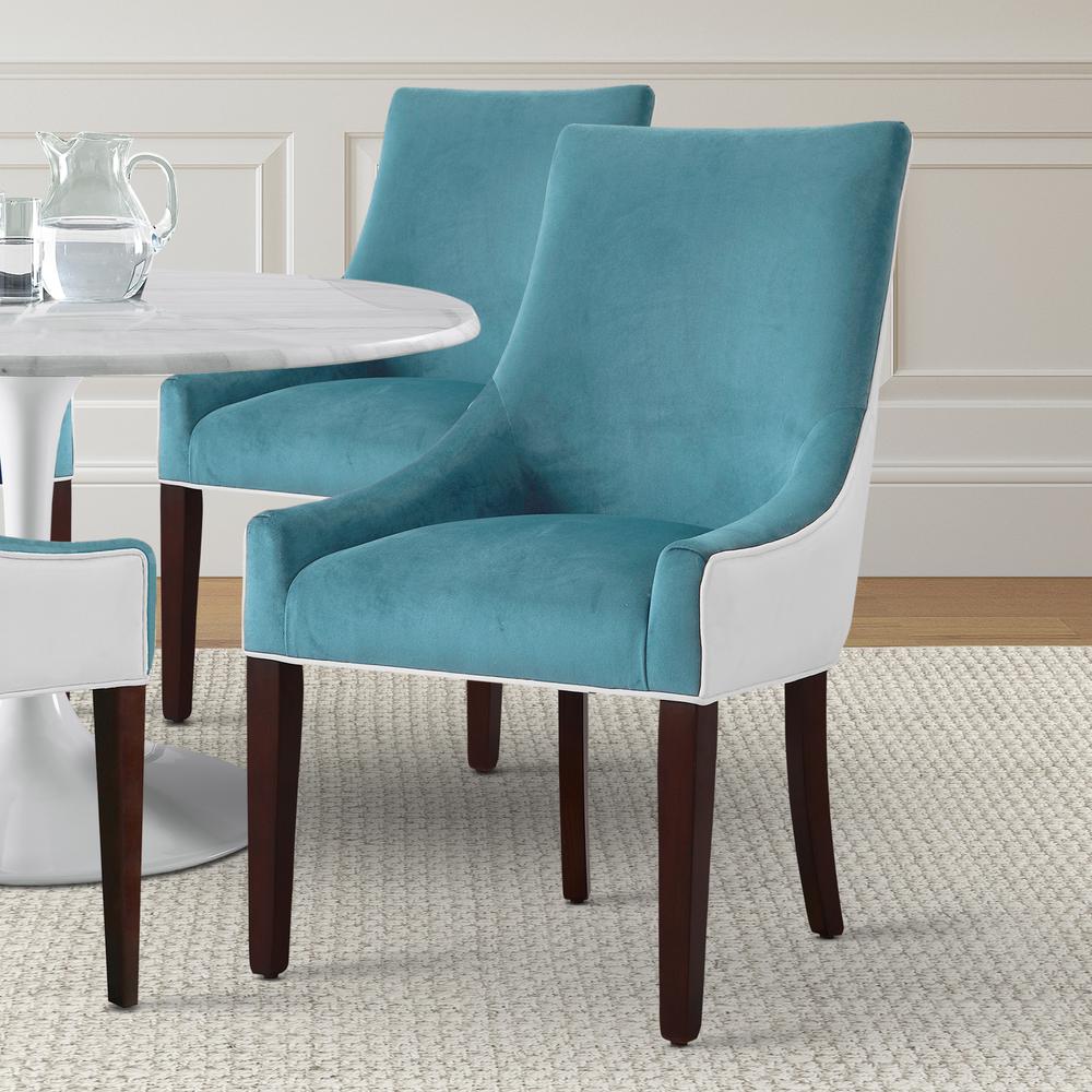 Jolie Upholstered Dining Chair -Seafoam. Picture 5