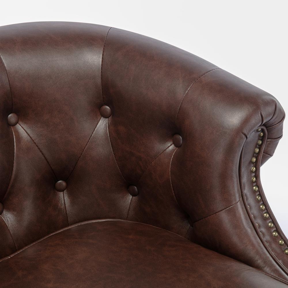 Chesterfield Button Tufted Accent Chair. Picture 11