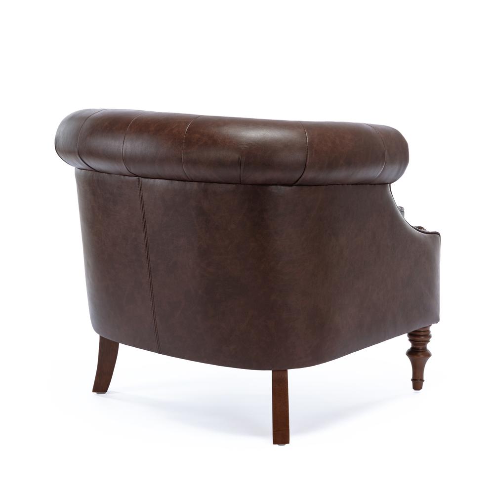 Chesterfield Button Tufted Accent Chair. Picture 6