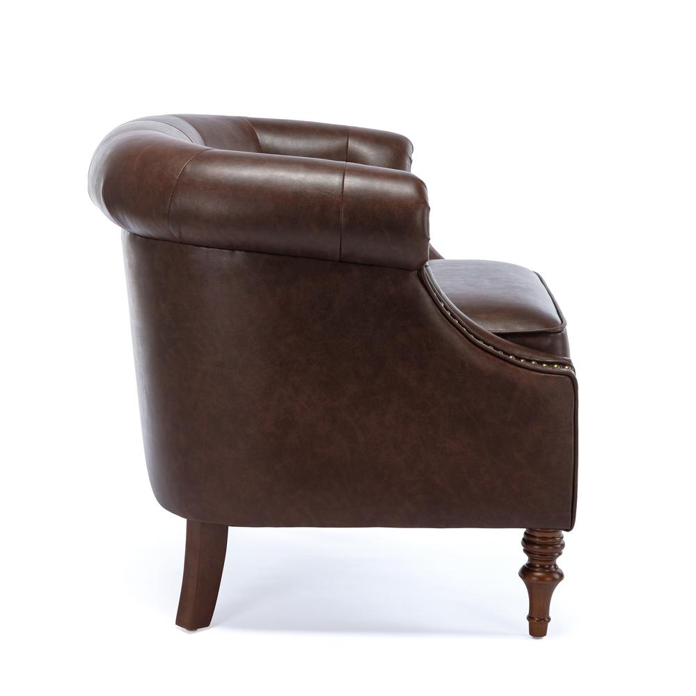 Chesterfield Button Tufted Accent Chair. Picture 7