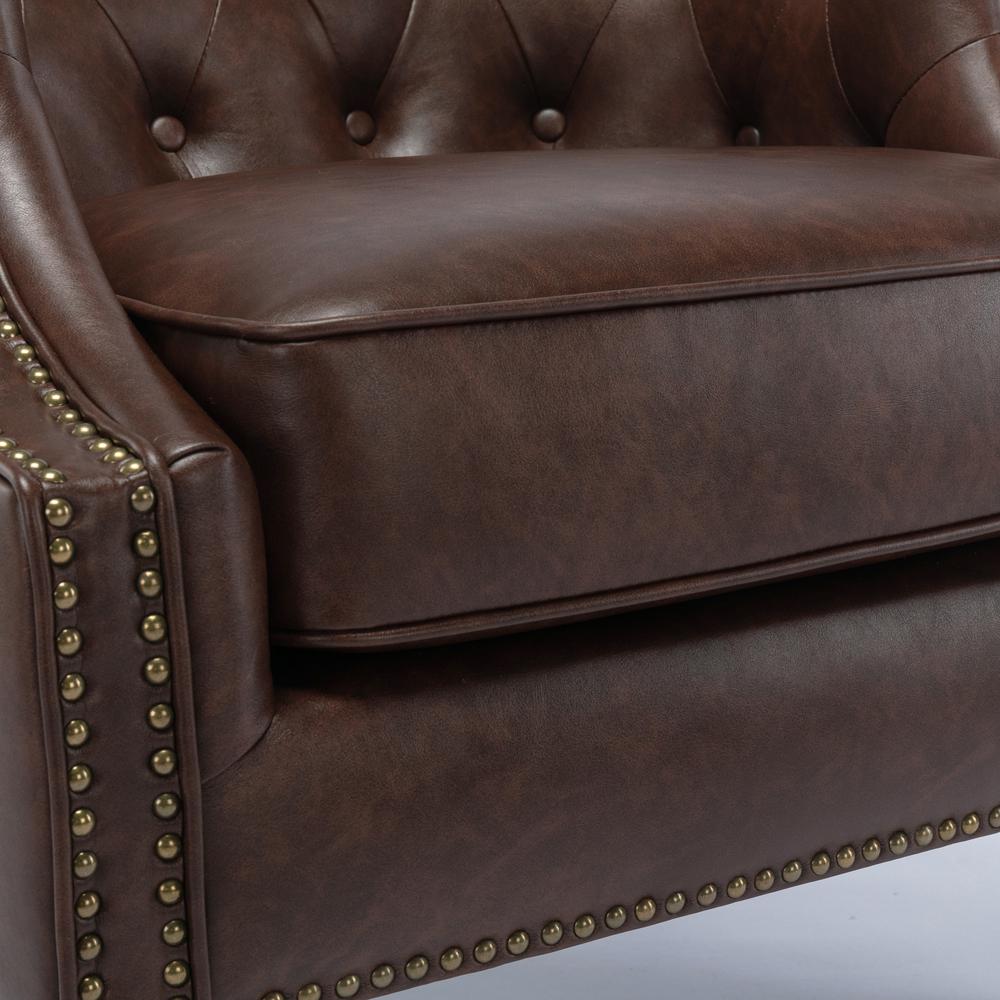Chesterfield Button Tufted Accent Chair. Picture 9