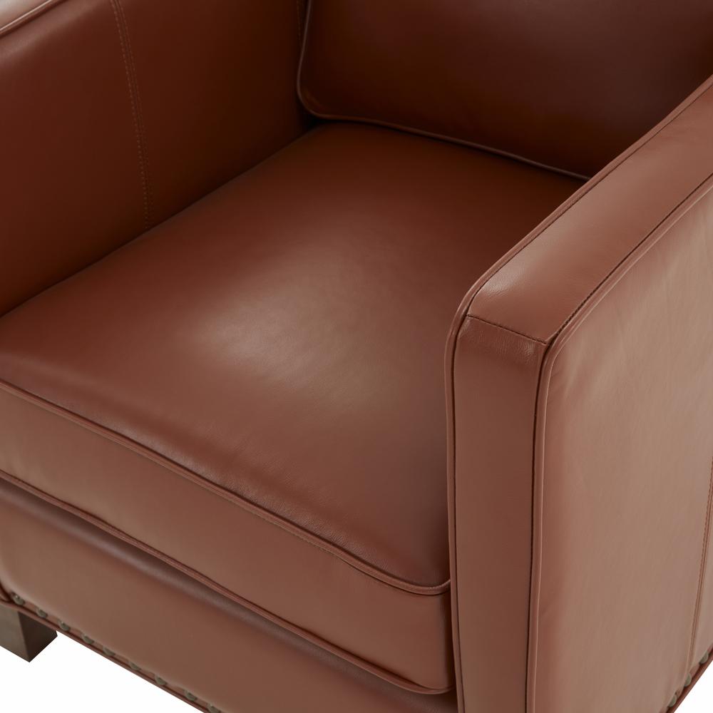 Cheshire Top Grain Leather Arm Chair. Picture 5