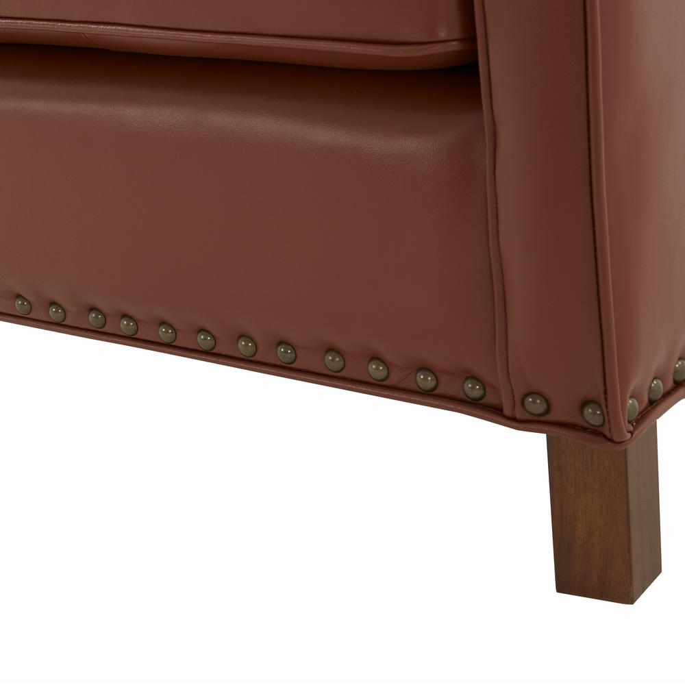 Cheshire Top Grain Leather Arm Chair. Picture 7