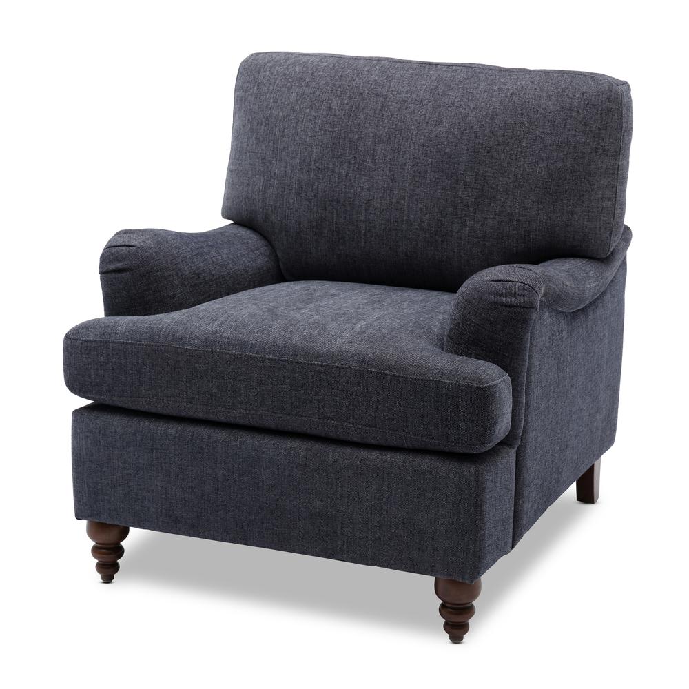Clarendon Arm Chair - Navy. Picture 5