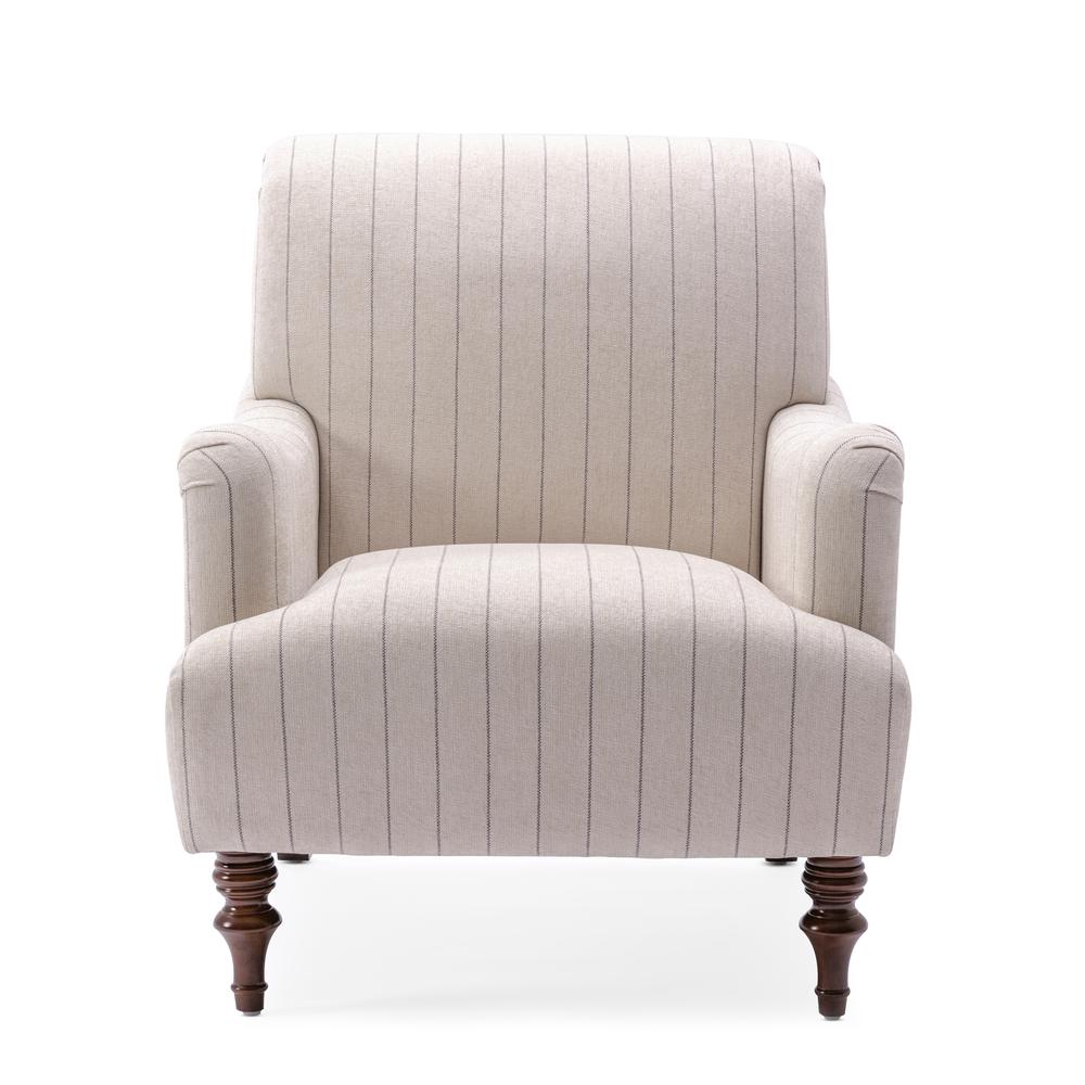 Seville Sea Oat Striped Arm Chair. Picture 4
