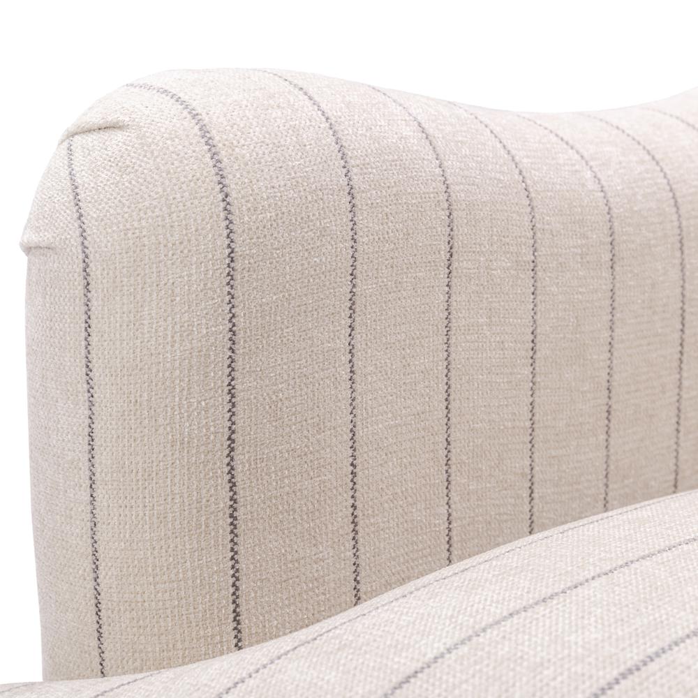 Seville Sea Oat Striped Arm Chair. Picture 5