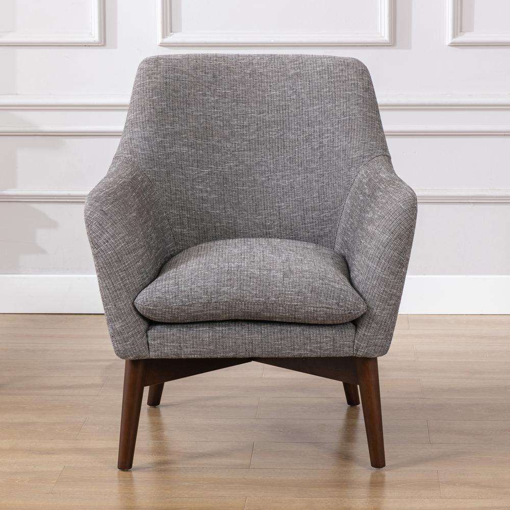 Paris Accent Chair in Performance Fabric - Ashen Grey. Picture 11