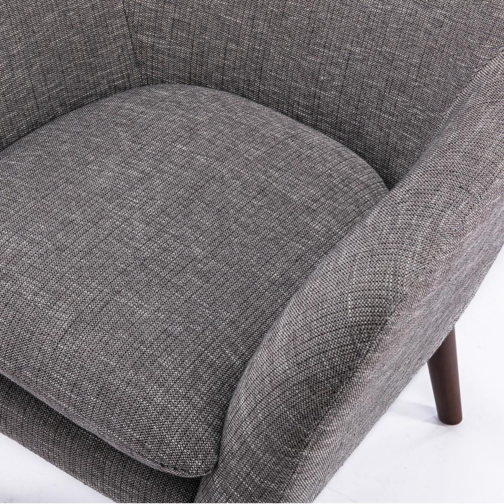 Paris Accent Chair in Performance Fabric - Ashen Grey. Picture 9
