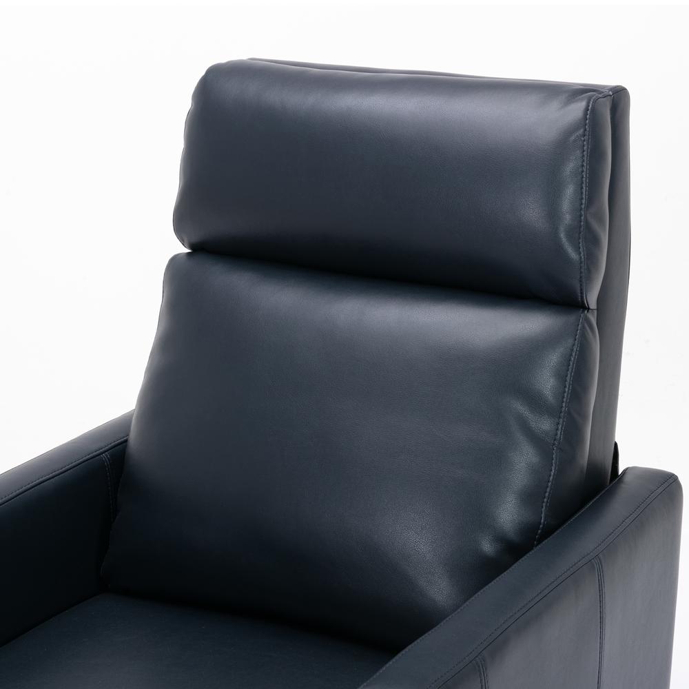 Biltmore Push Back Recliner - Midnight Blue. Picture 15