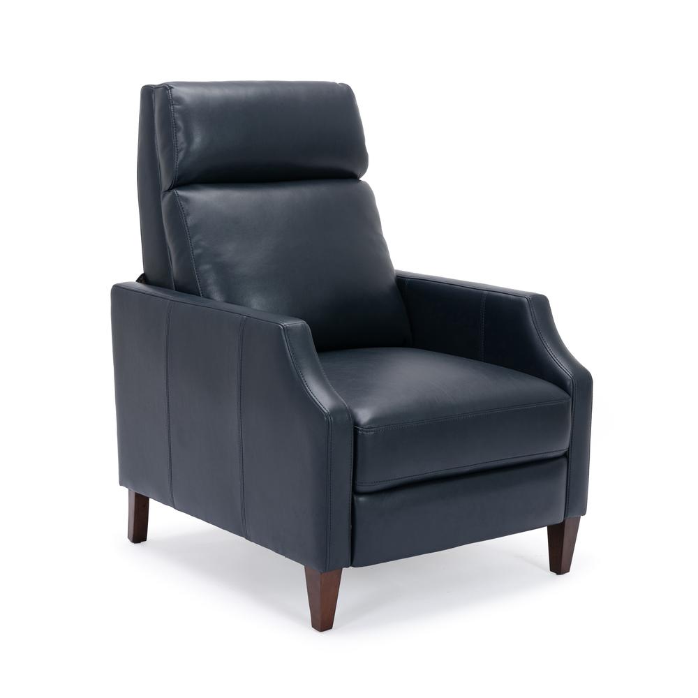 Biltmore Push Back Recliner - Midnight Blue. Picture 2