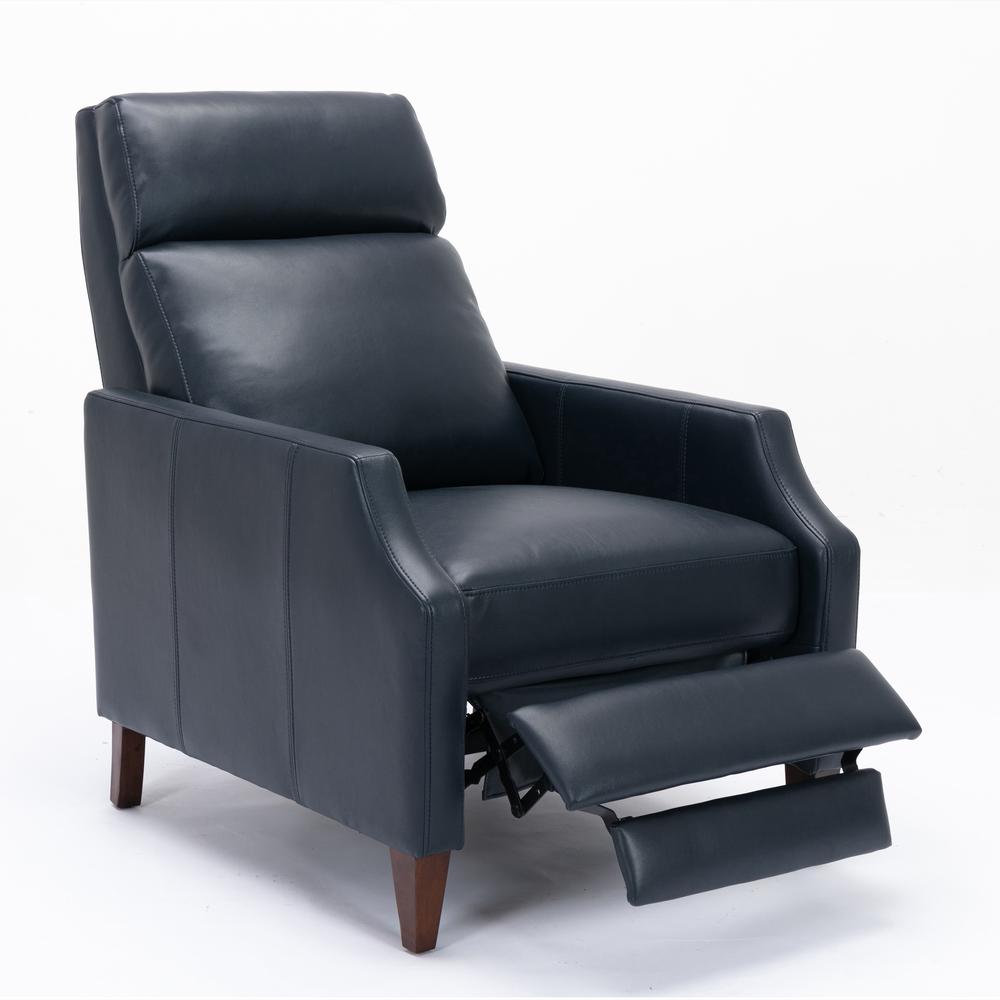 Biltmore Push Back Recliner - Midnight Blue. Picture 3