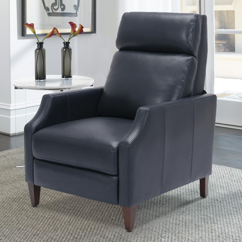 Biltmore Push Back Recliner - Midnight Blue. Picture 18