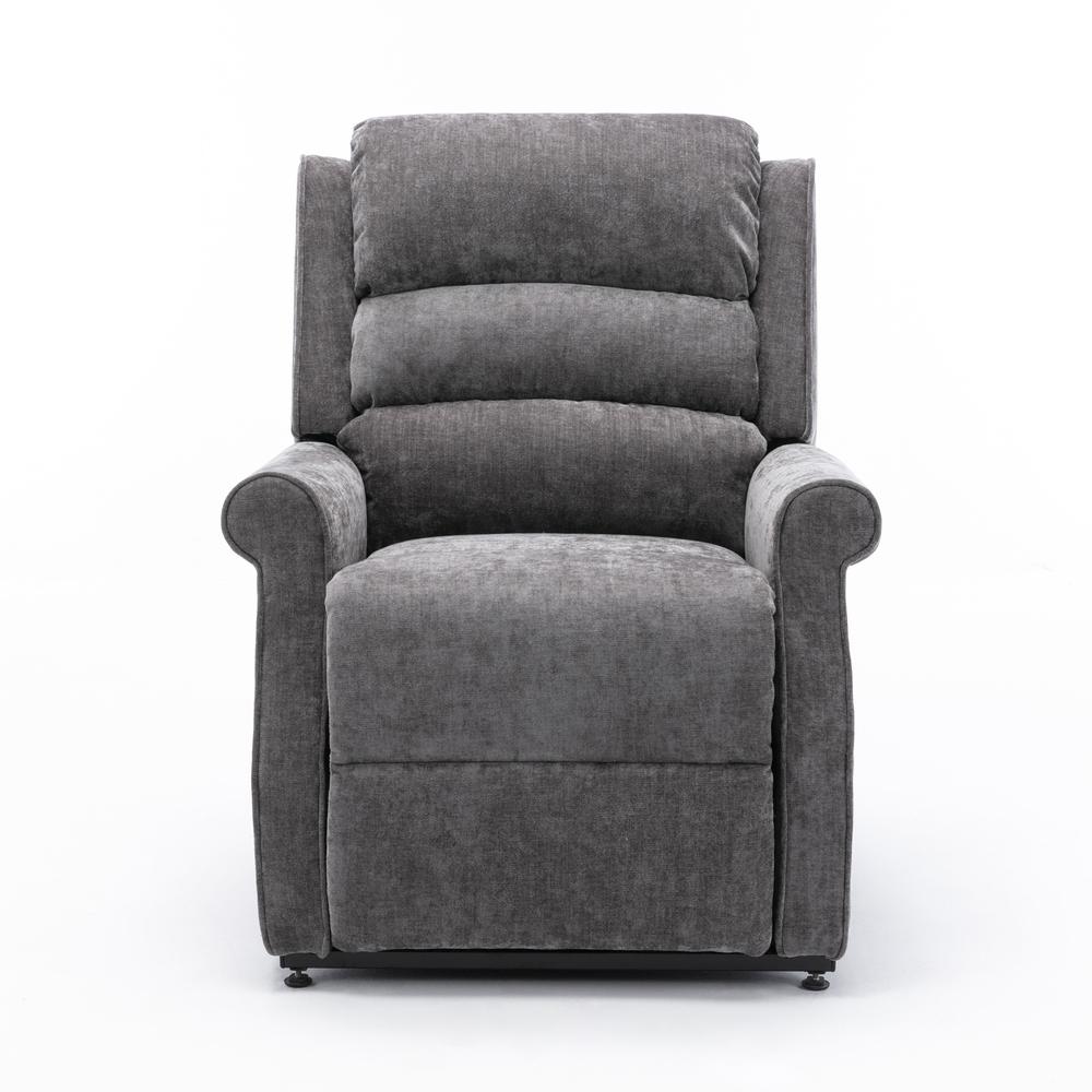 Ashland Charcoal Lift Chair with Massage. Picture 5