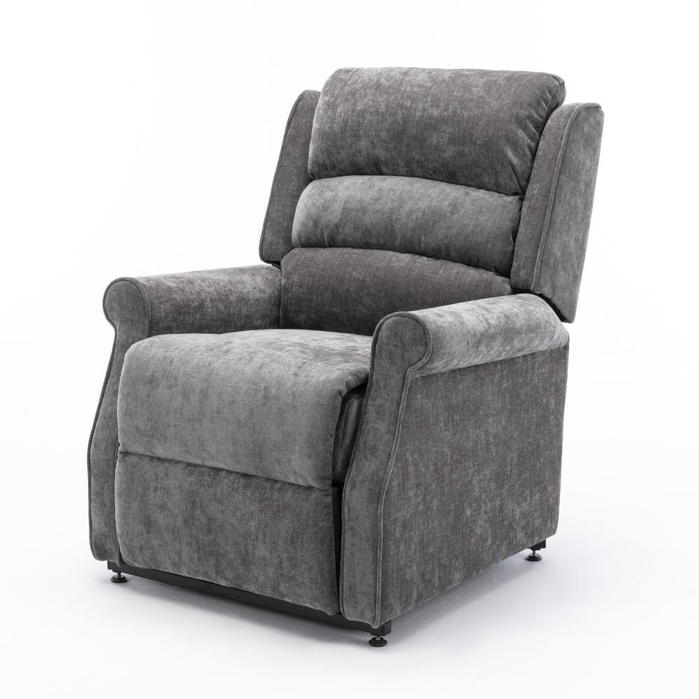 Ashland Charcoal Lift Chair with Massage. Picture 6