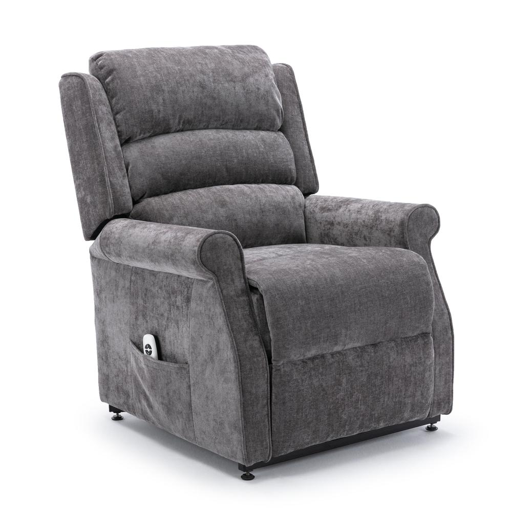 Ashland Charcoal Lift Chair with Massage. Picture 11