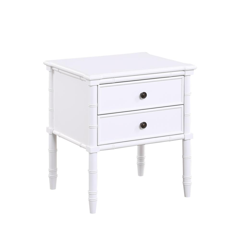 Ellison 2 Drawer Nightstand - White. The main picture.