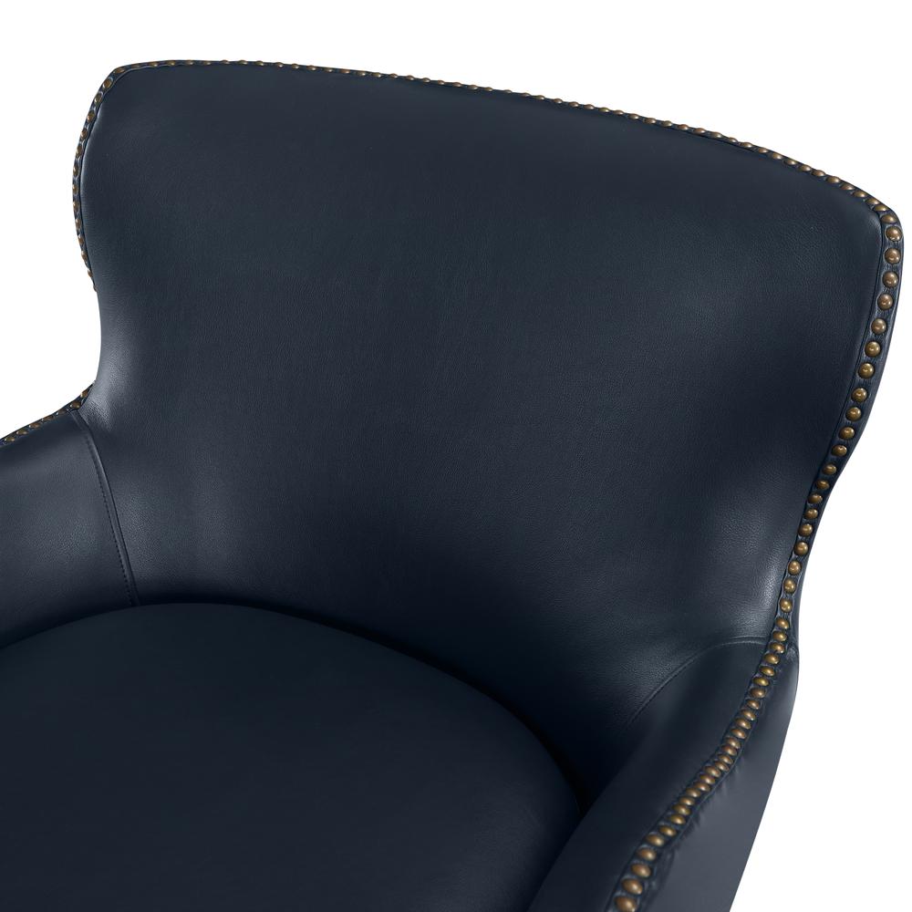 Dallas Midnight Blue High Leg Slope Arm Chair. Picture 10
