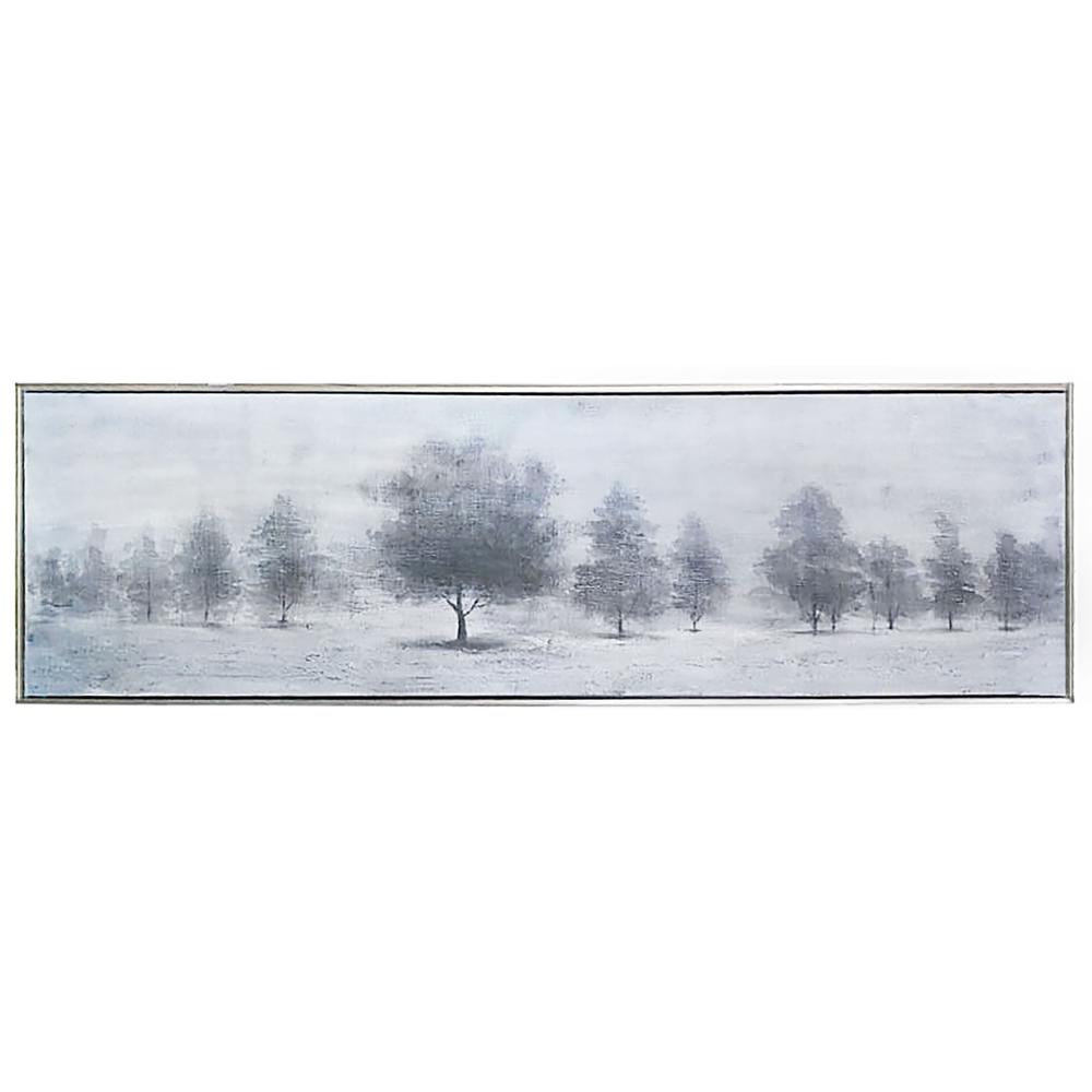 Trees at Dusk, Hand Painted Canvas. Picture 1