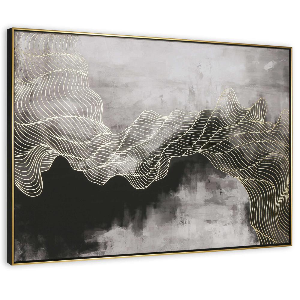 Golden Path, Framed Canvas. Picture 1