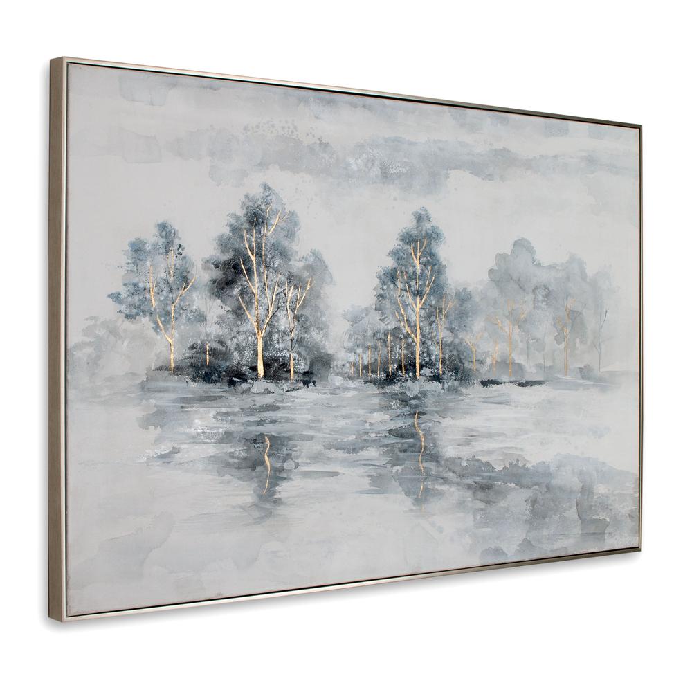 Winter's Woods, Hand Painted Canvas. Picture 1