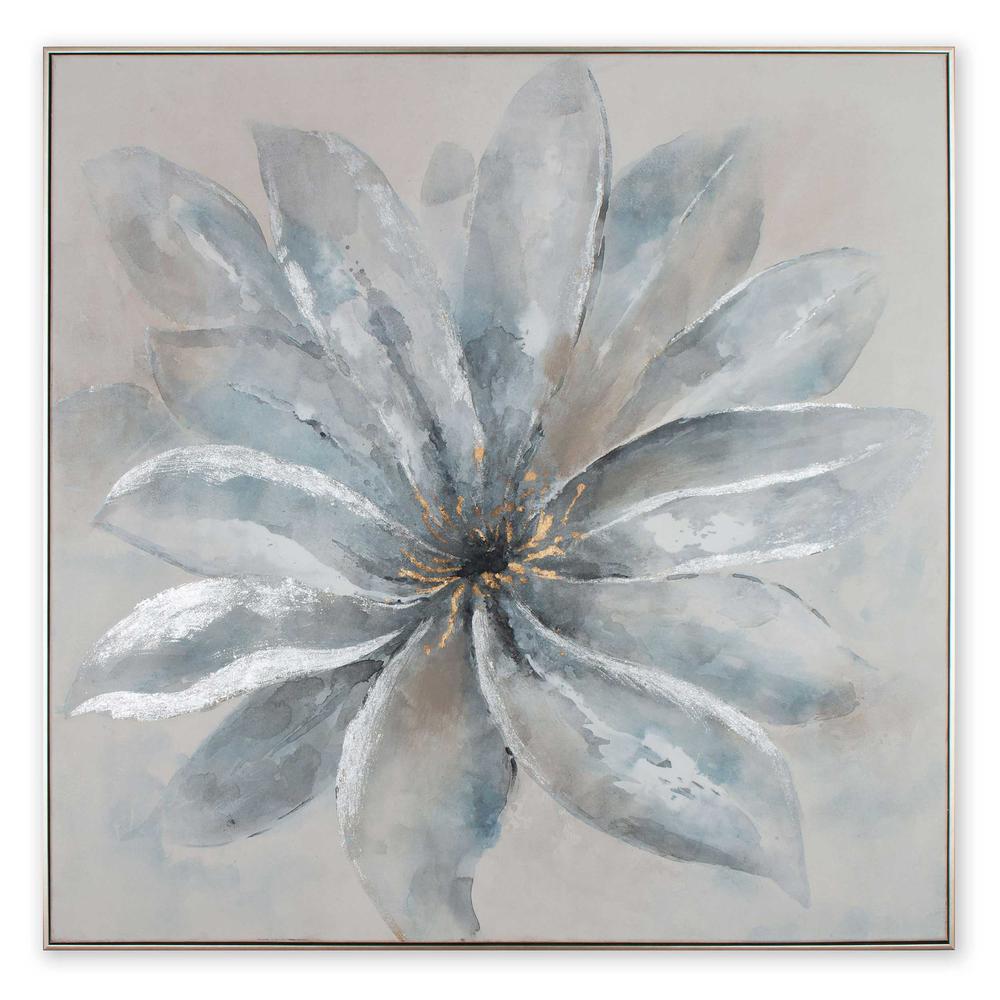 Radiant Blossom, Hand Painted Canvas. Picture 7
