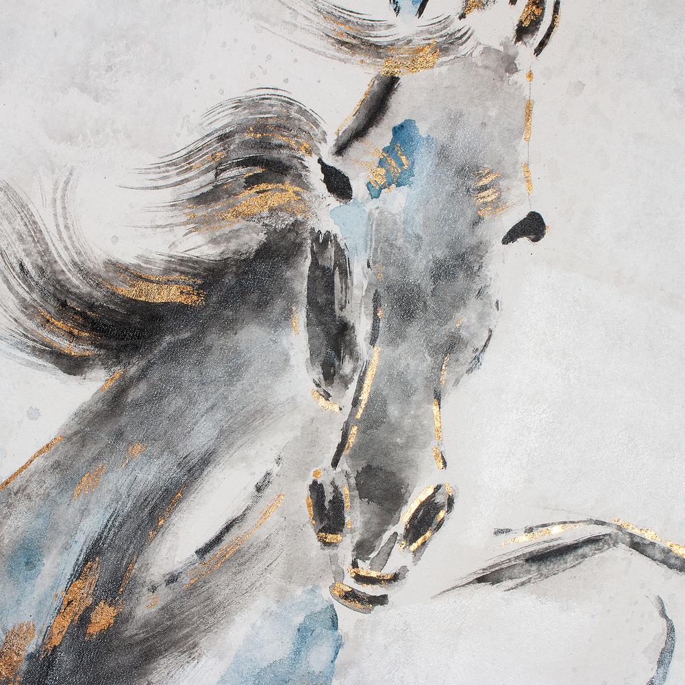 Prancing Stallion, Hand Painted Canvas. Picture 7