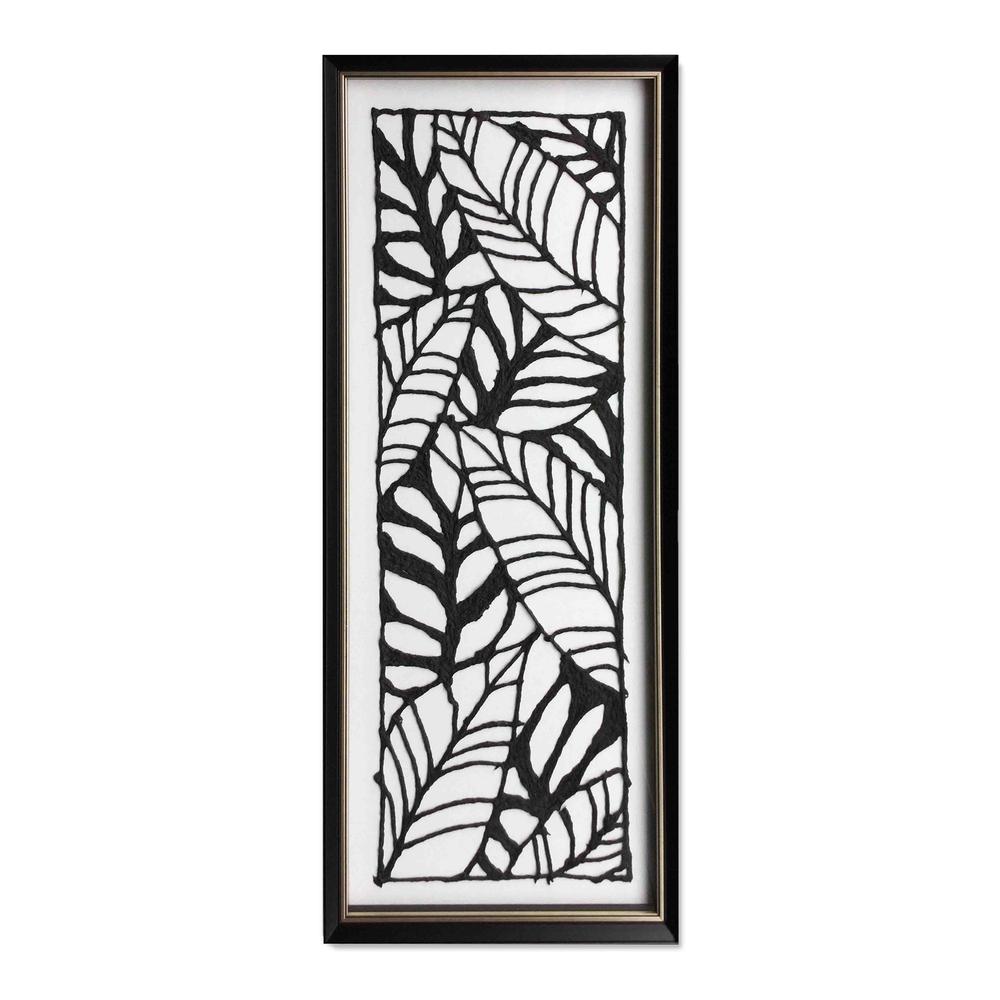 Modern Palm Leaves Shadow Box. Picture 5