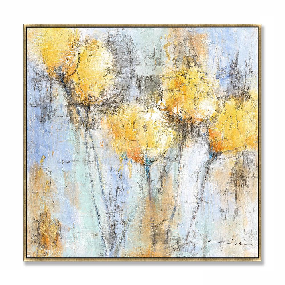 Sunny Blooms, Hand Painted Canvas. Picture 5
