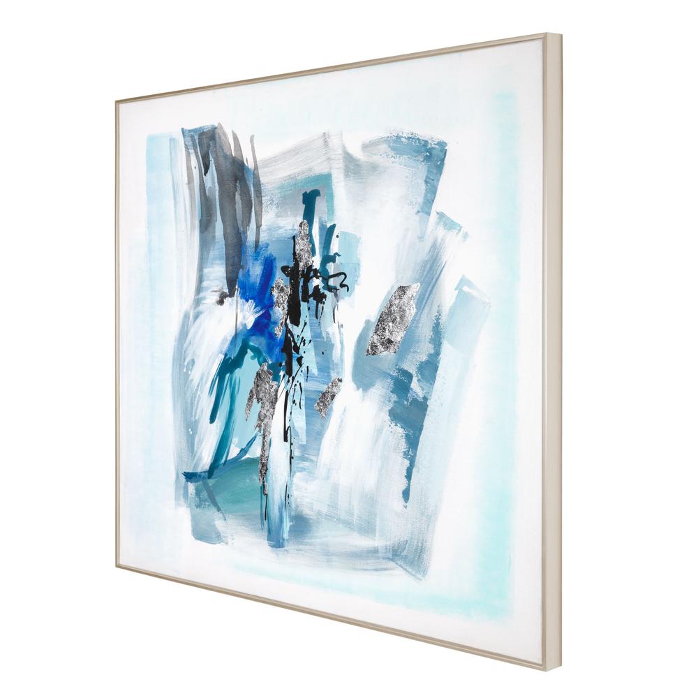 Polar Ice, Hand Painted Framed Canvas. Picture 1