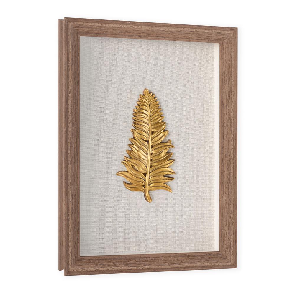 Golden Leaves I Shadow Box. Picture 1