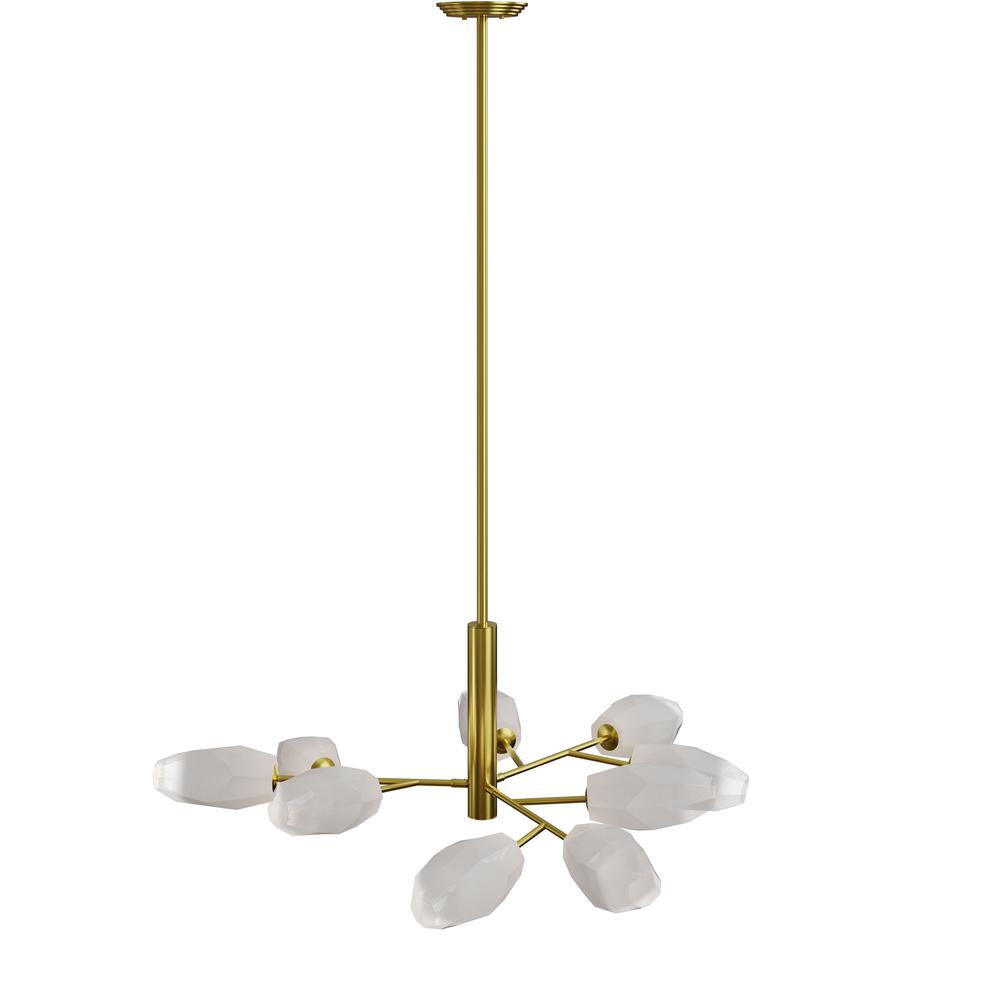 Catalina 9 Light Gold Chandelier. Picture 1