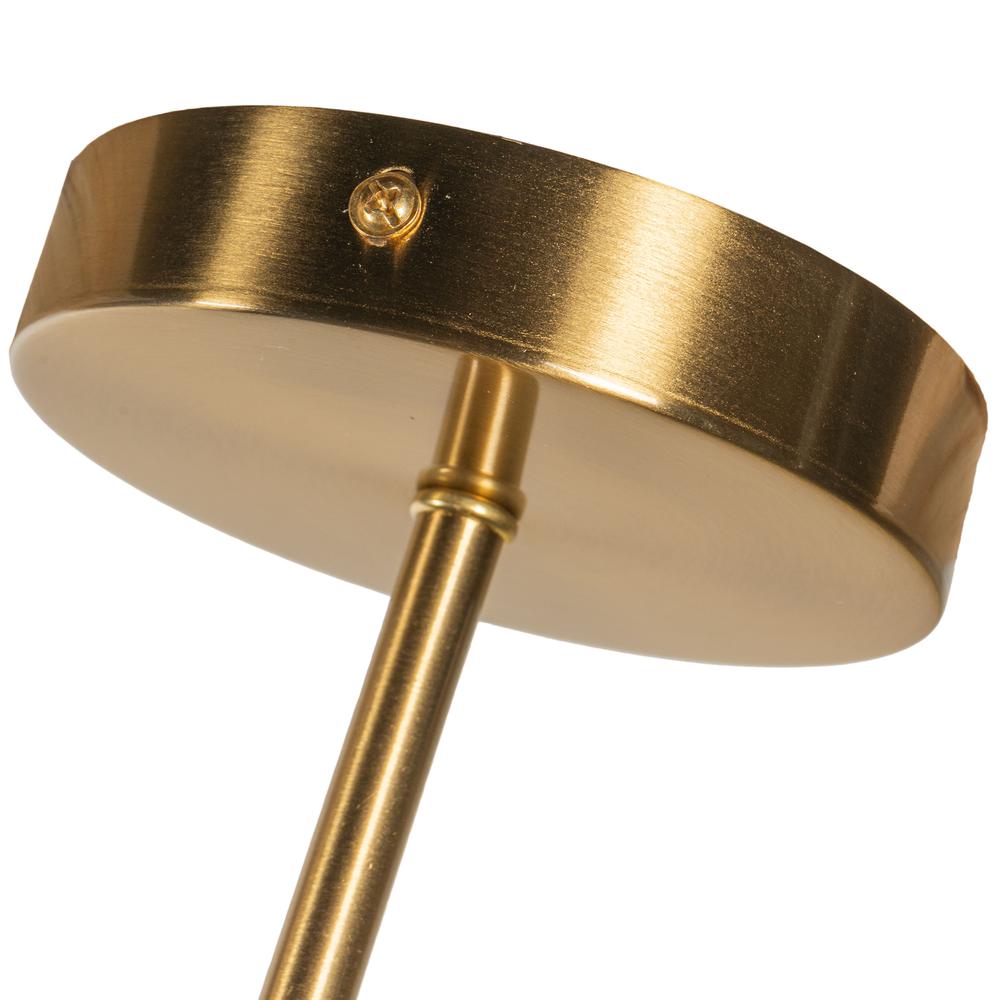 Calvin One Armed Black and Brass Metal Wall Sconce. Picture 5
