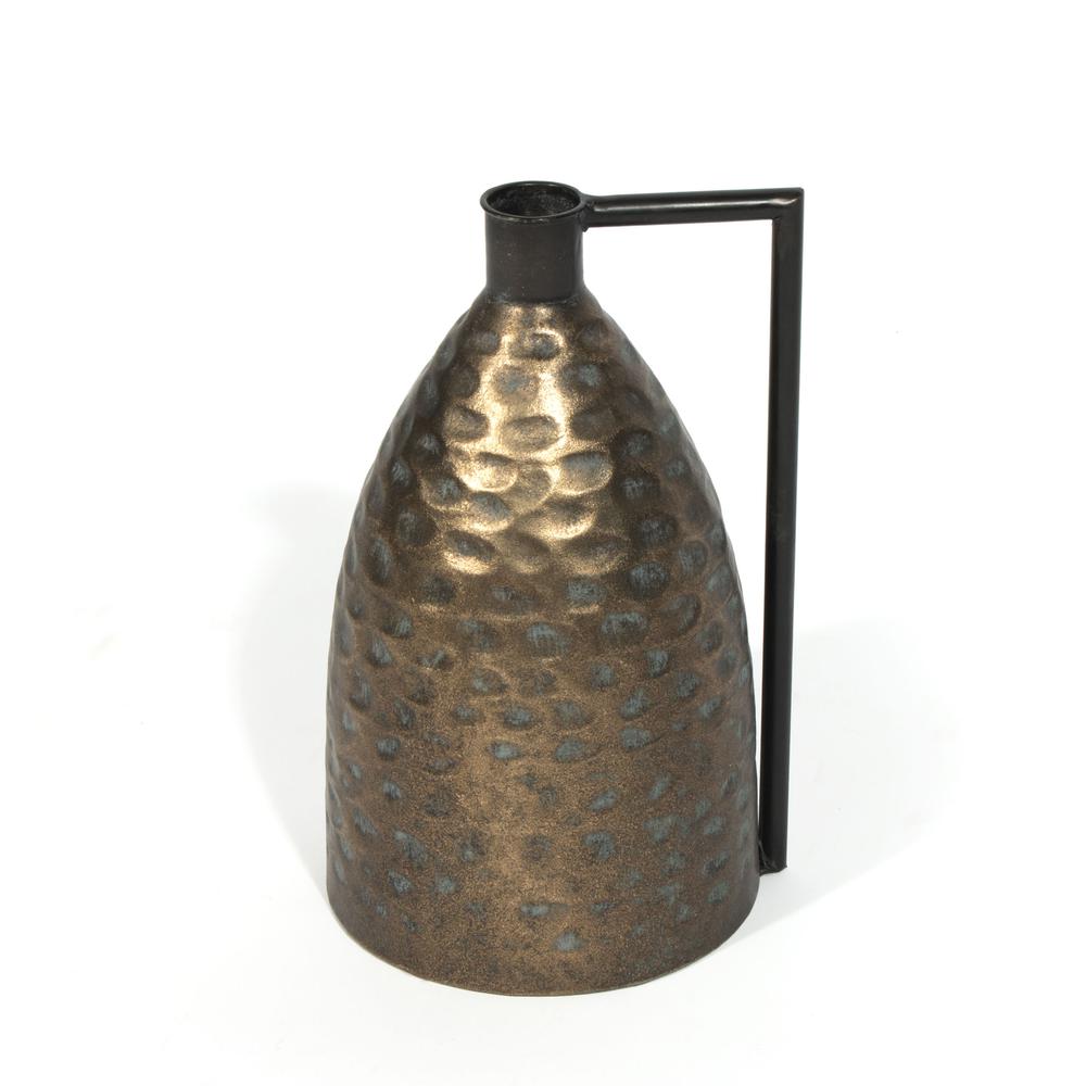 Rafiq, Decorative Metal Vase. Picture 1